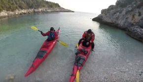 Winter sea kayaking in Croatia 2018