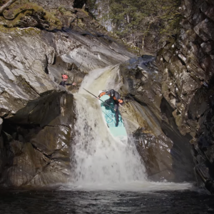 Historic SUP Descent at the Falls of Bruar Achieved by Sam Garthwaite and Team in March 2024