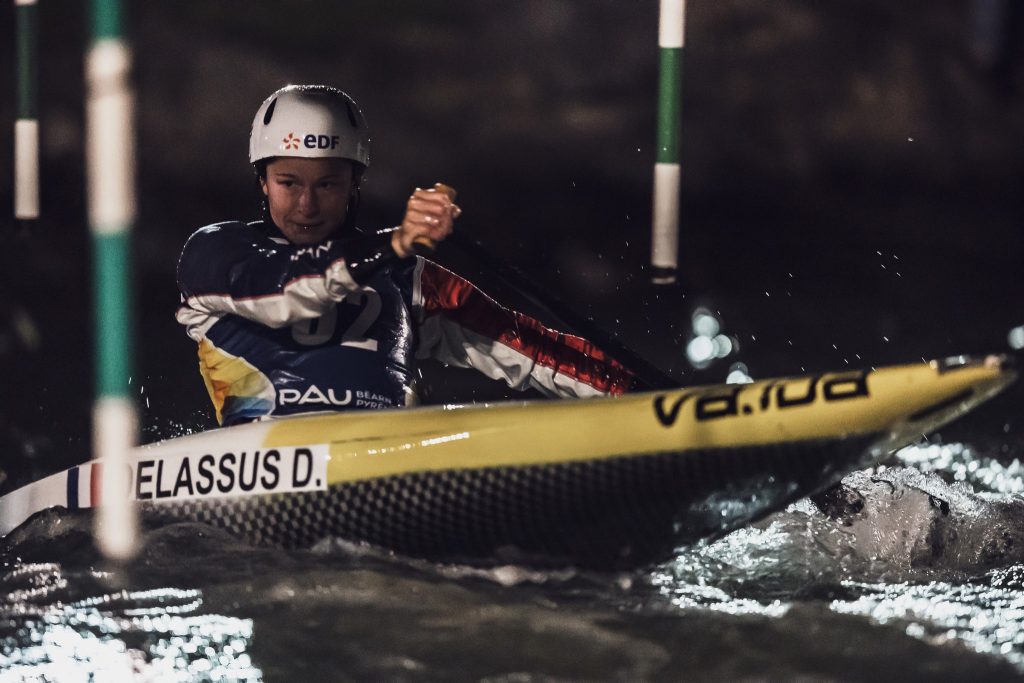 during the CHAMPION RACE at Stade d'Eaux Vives on March 15, 2023 in Pau, FRANCE. (Photo by Romain Perchicot)